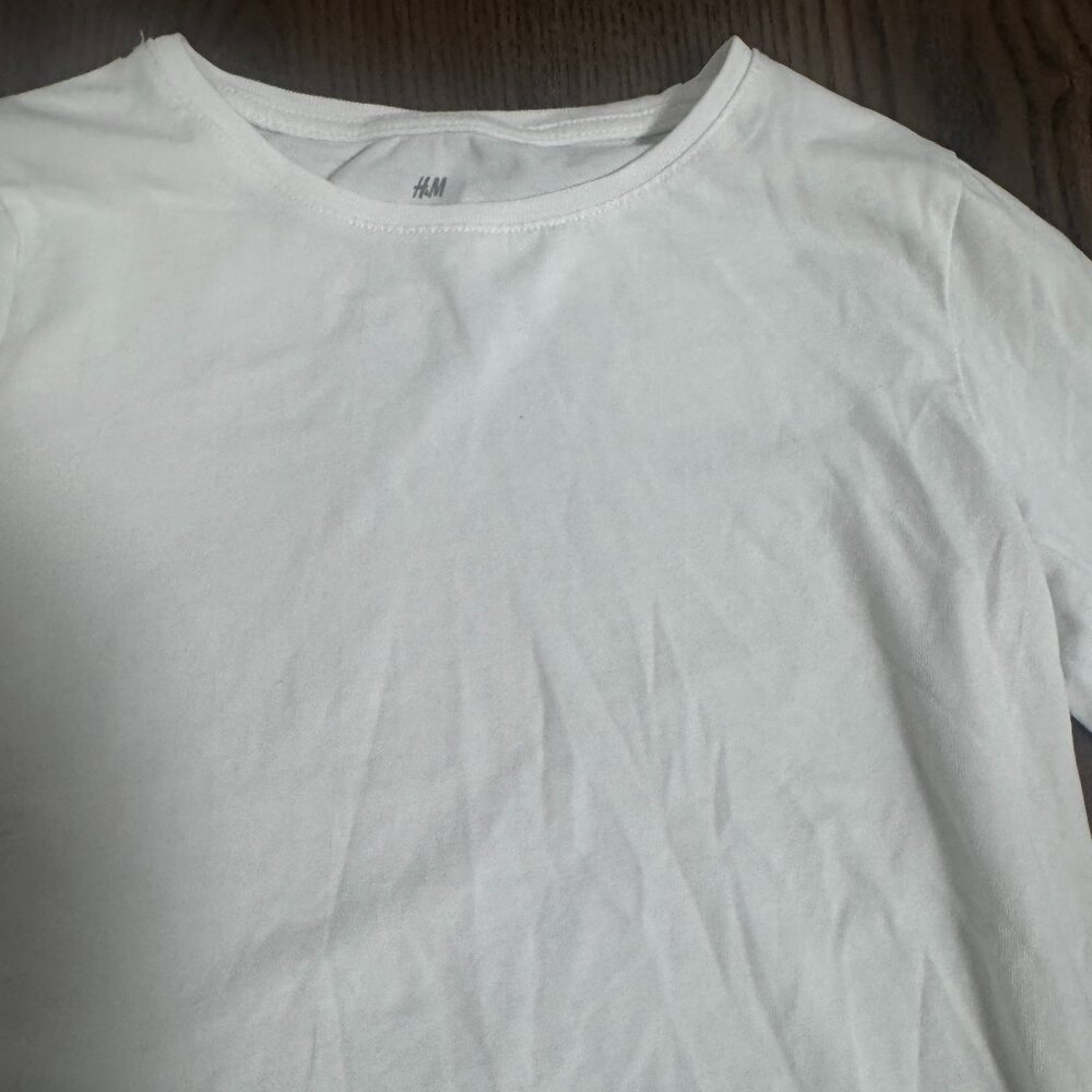 Long sleeve crew neck layering t-shirt